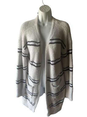 Marled Cozy Knit Open Front Cardigan Sweater Women’s Size M Layering Piece
